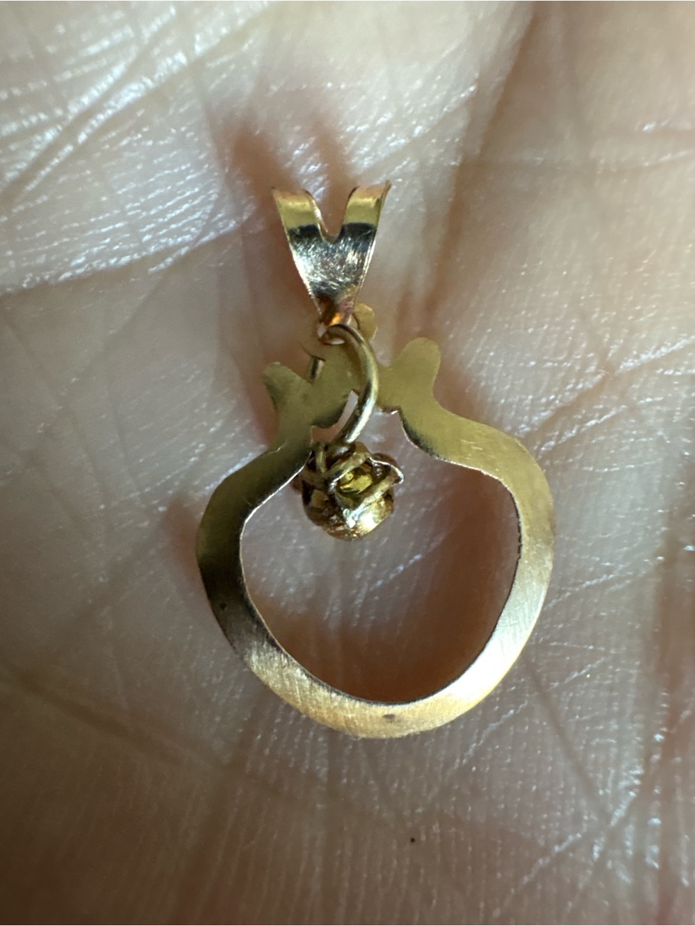 18K Pendant Necklace Gold